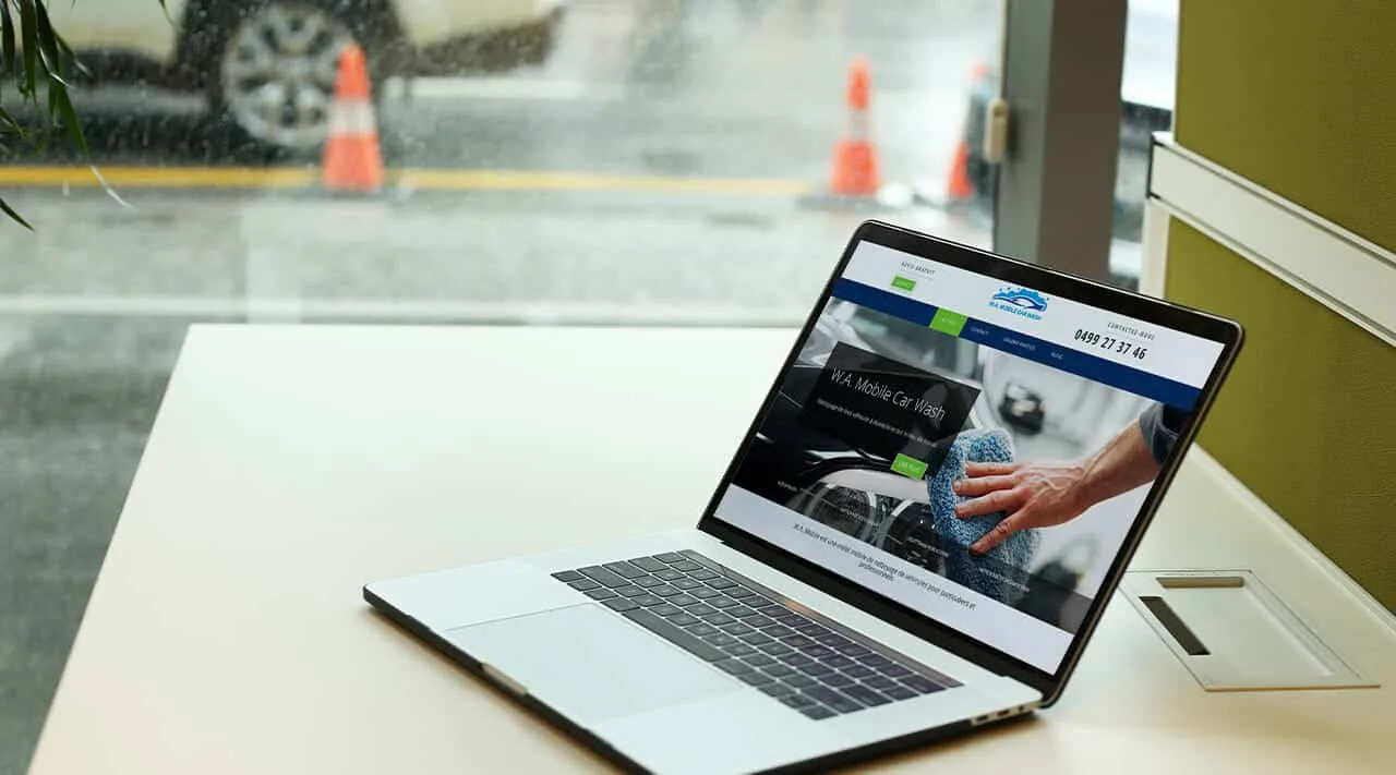 Aperçu du projet Création du site internet W.A. Mobile Car Wash