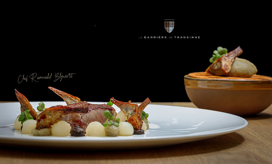 Plat du menu de la Barrière de Trasinne