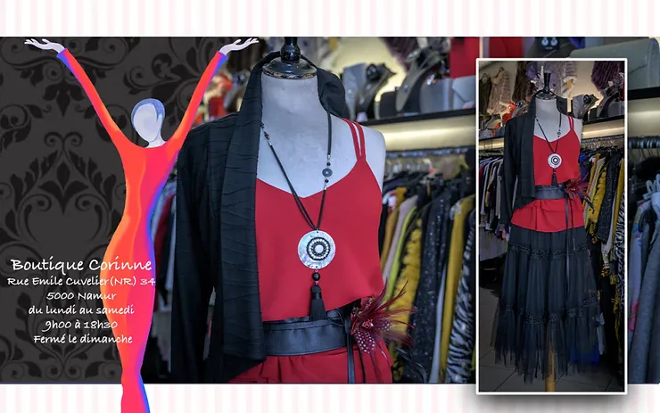 Reportage Photos pour la boutique Corinne à Namur