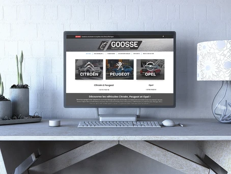 Création du site du garage Goosse à Bastogne